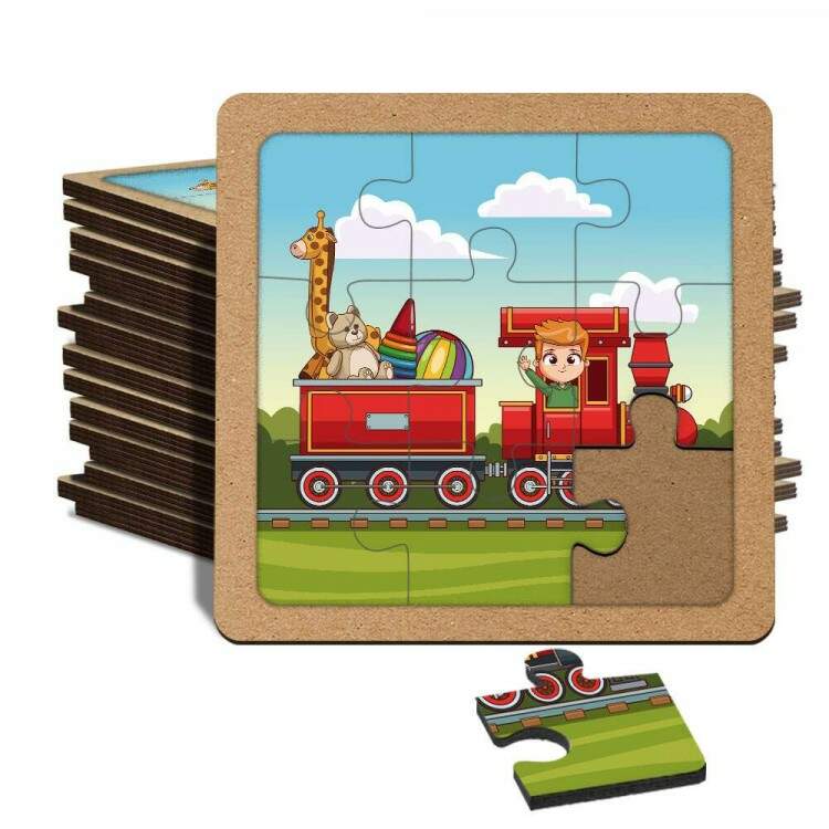 Quebra Cabea Kids Locomotiva