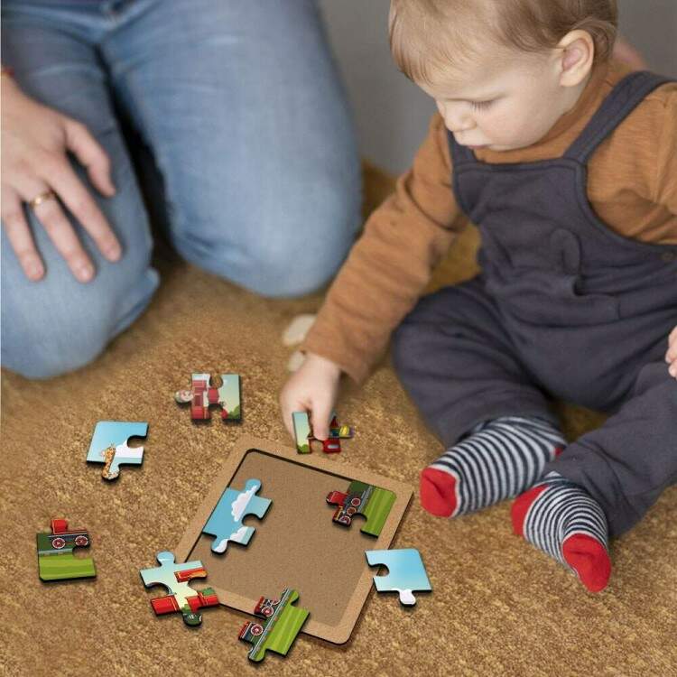 Quebra Cabea Kids Locomotiva