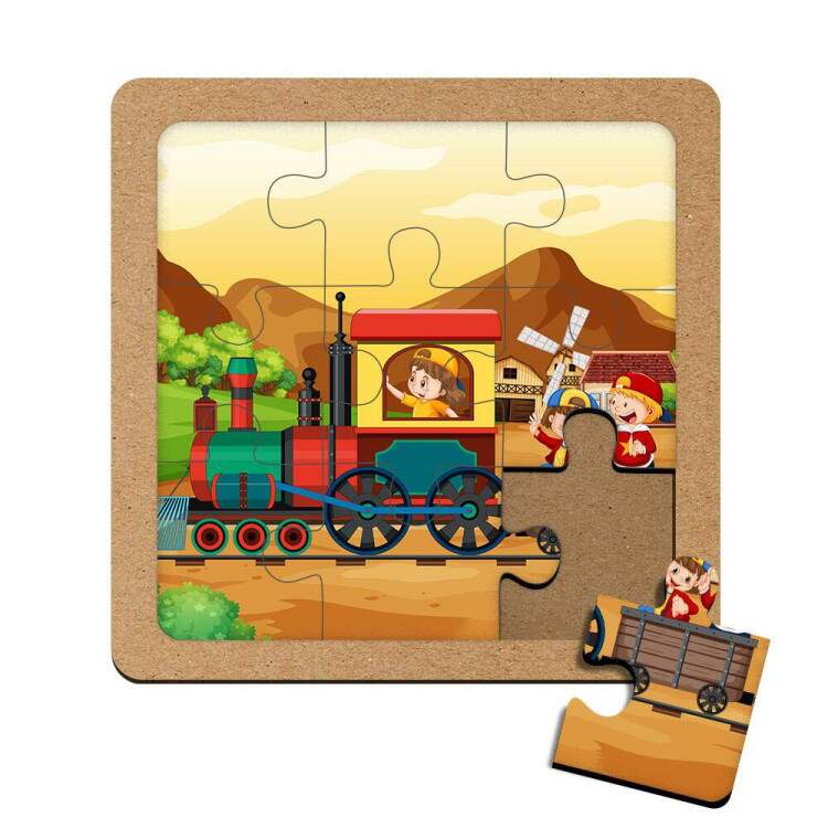 Quebra Cabea Kids Locomotiva e Amigos