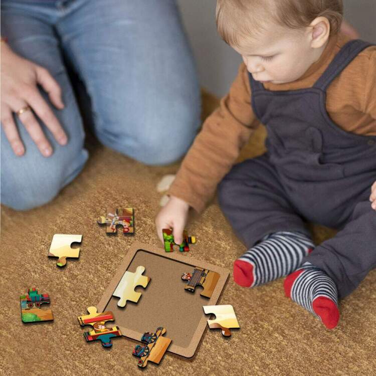 Quebra Cabea Kids Locomotiva e Amigos