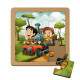 Quebra Cabe�a Kids Menino no Trem