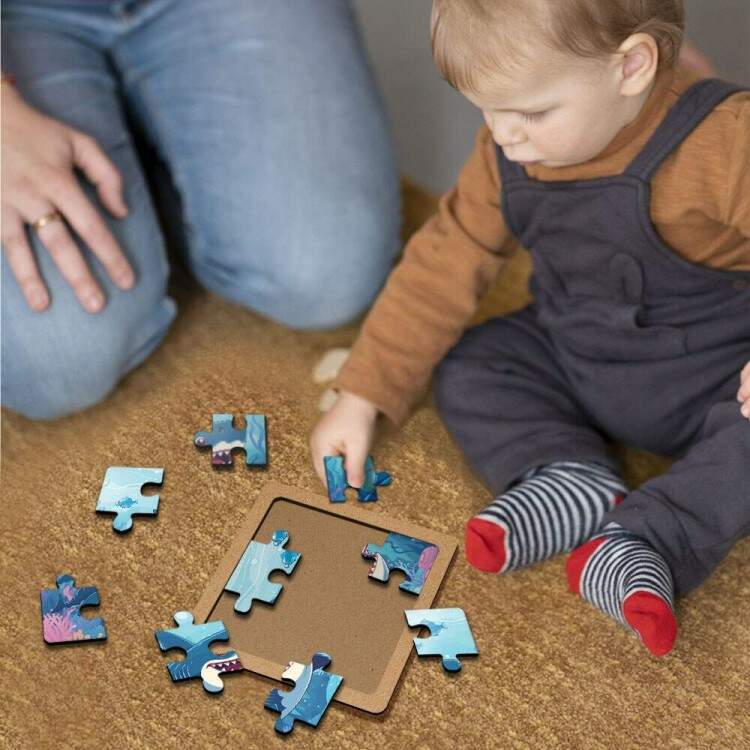 Quebra Cabea Kids Tubaro em Folhas