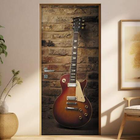 Adesivo para Porta Musica Guitarra Gibson Les Paul