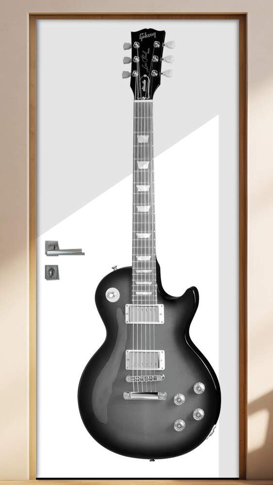Adesivo para Porta Musica Guitarra Les Paul Classic