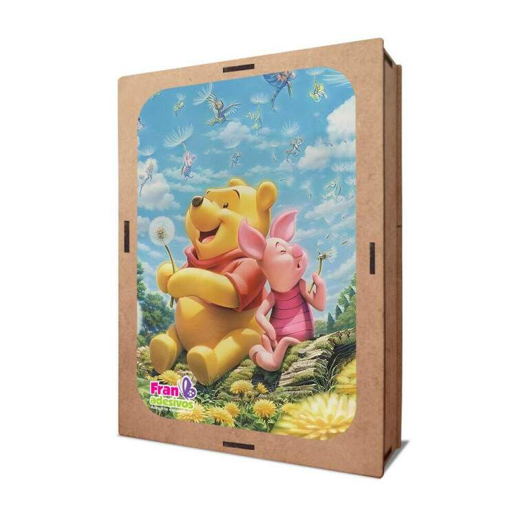 Quebra-Cabea Desenho Ursinho Pooh e Leito