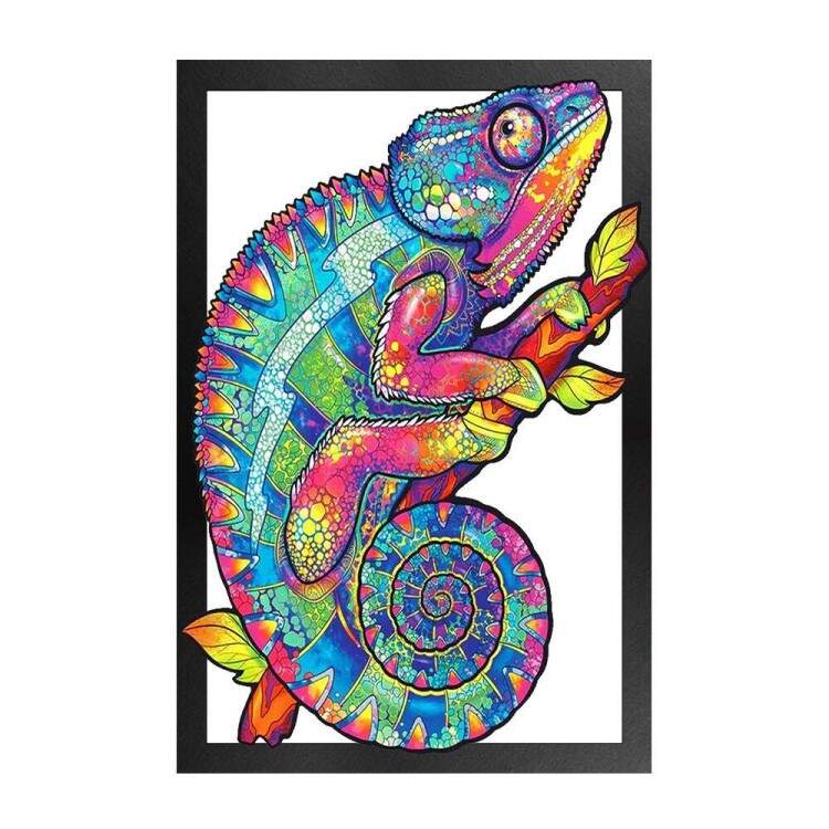 Quadro Decorativo MDF Camaleo Colorido