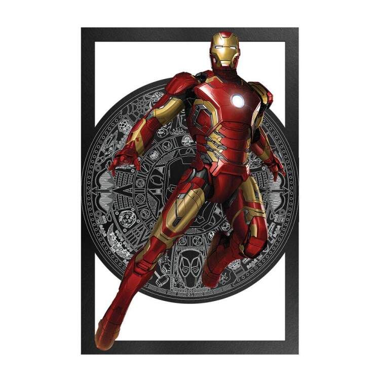 Quadro Decorativo Vazado de MDF Vingadores