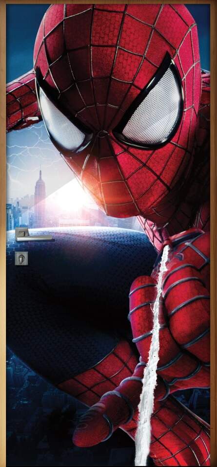 Adesivo para Porta Infantis Spiderman 2