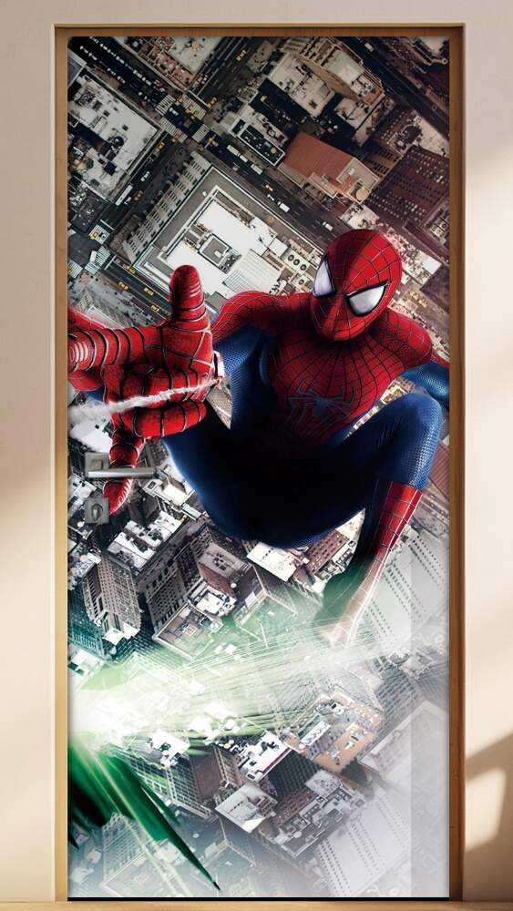 Adesivo para Porta Infantis Spiderman 3