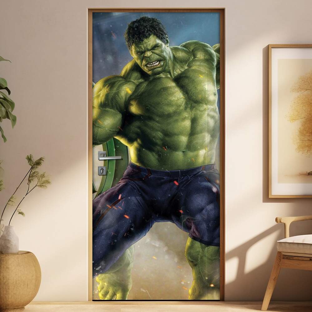 Adesivo para Porta Infantis Hulk Avengers