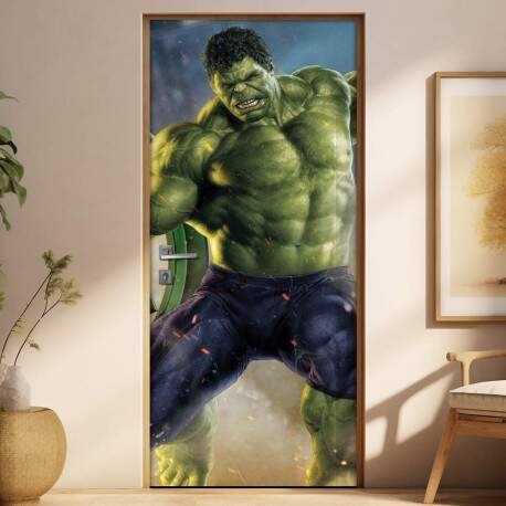 Adesivo para Porta Infantis Hulk Avengers