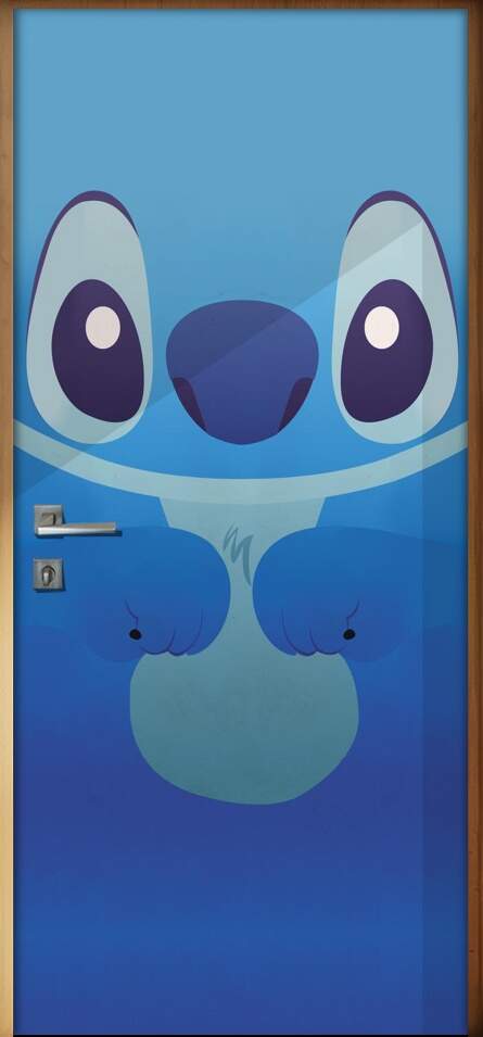 Adesivo para Porta Infantil Lilo e Stitch