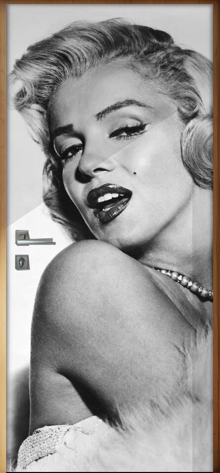 Adesivo para Porta Personalidades Marilyn Monroe 2