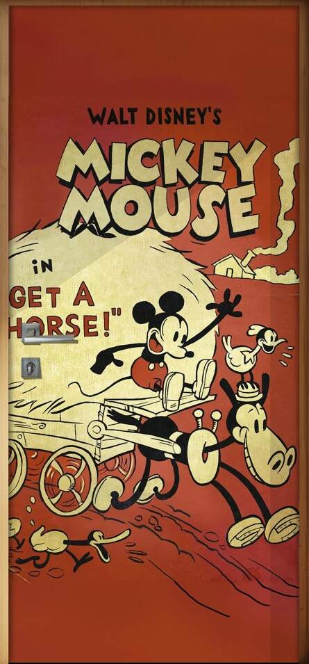 Adesivo para Porta Mickey Mouse Retr