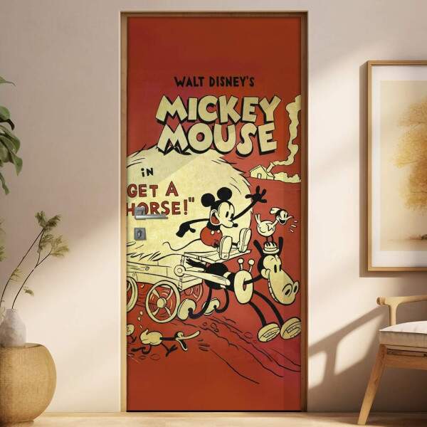 Adesivo para Porta Mickey Mouse Retr