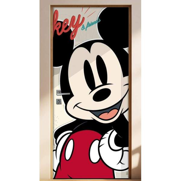 Adesivo para Porta Mickey Mouse Retr 2