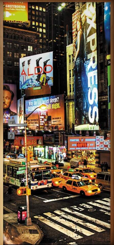 Adesivo para Porta New York Times Square