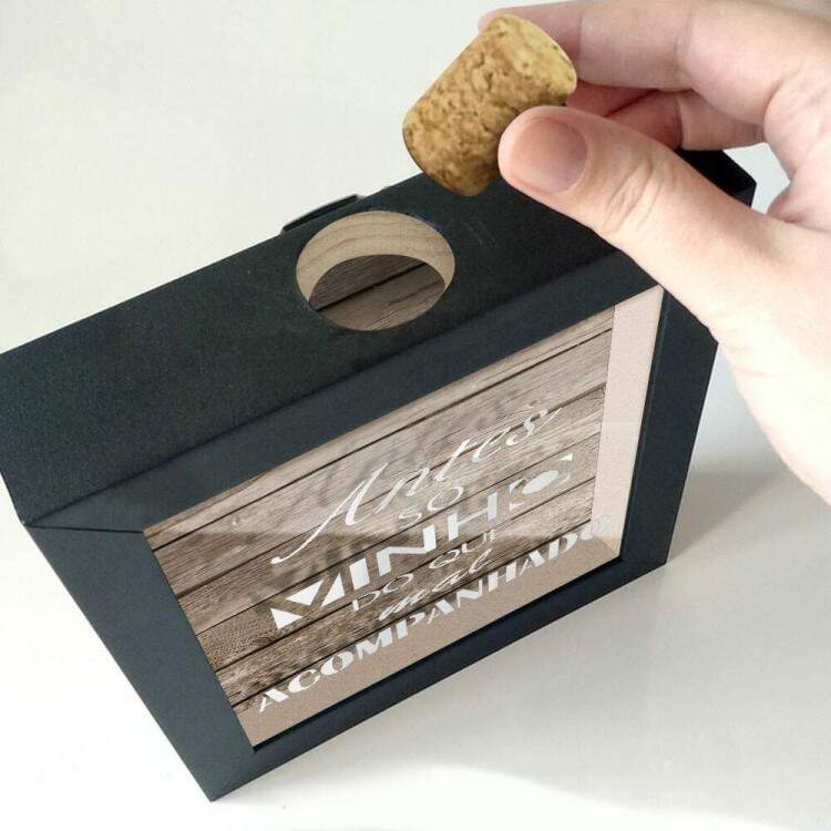 Quadro Decorativo Antes s Vinho do que Mal Acompanhado