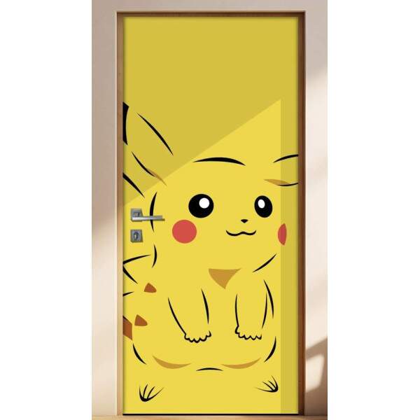 Adesivo para Porta Infantil Pikachu 2