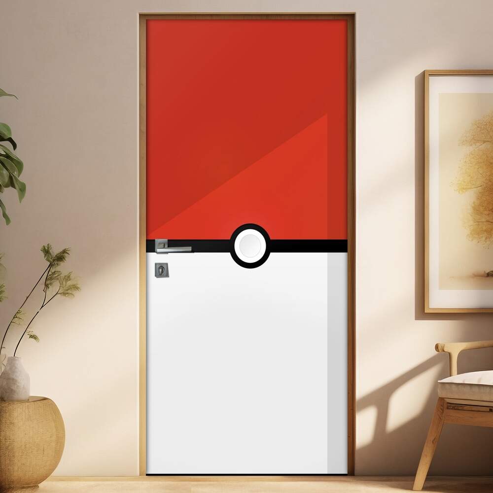 Adesivo para Porta Infantil Pokemon Pokebola