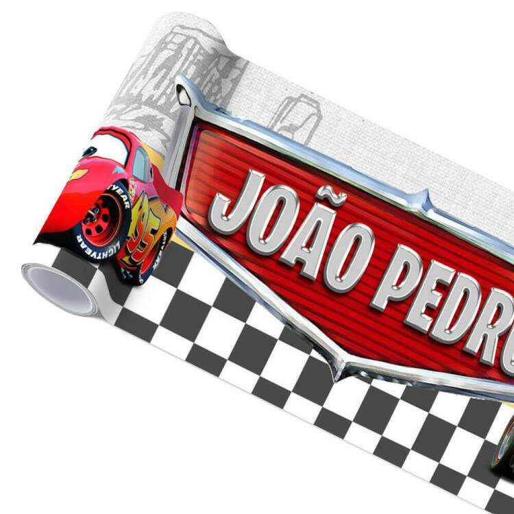 Adesivo De Parede De Faixa Corrida Relmpago Mcqueen