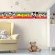 Adesivo De Parede De Faixa Mickey Mouse M�gico