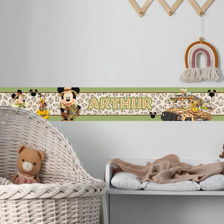Adesivo De Parede De Faixa Safri Mickey Mouse