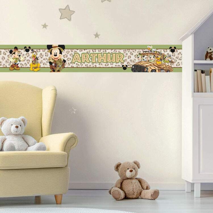Adesivo De Parede De Faixa Safri Mickey Mouse