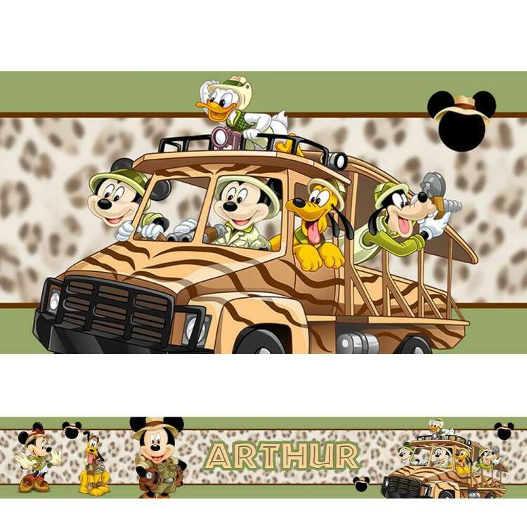 Adesivo De Parede De Faixa Safri Mickey Mouse
