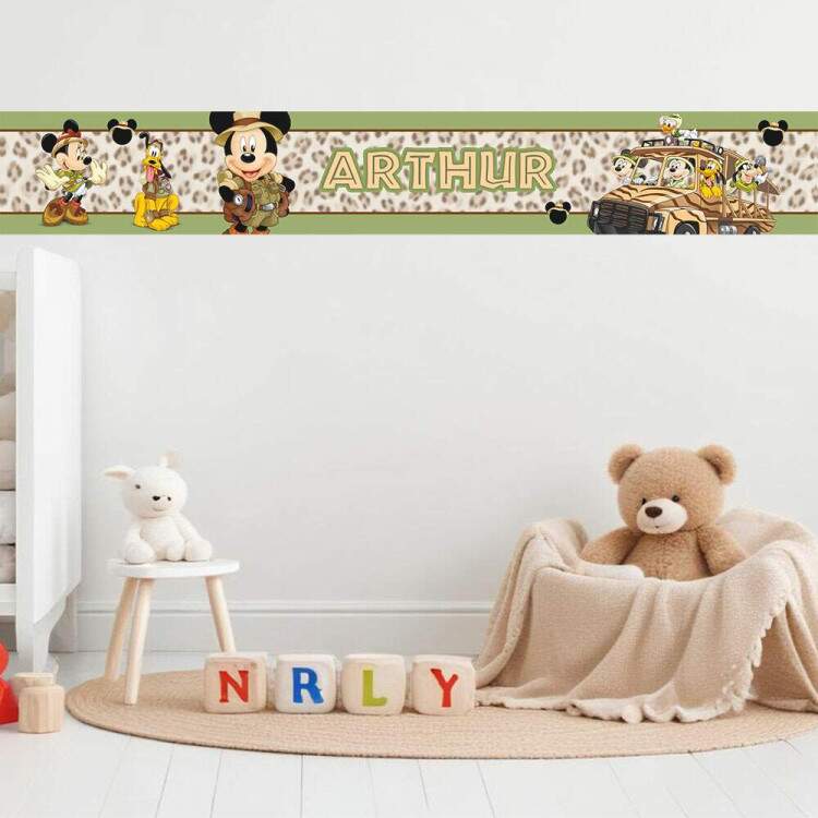 Adesivo De Parede De Faixa Safri Mickey Mouse