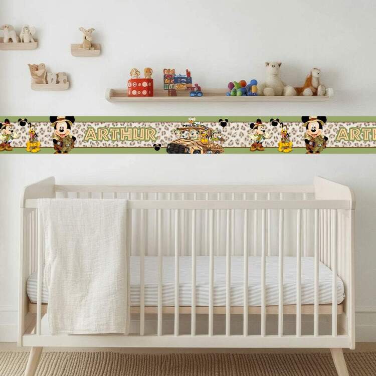 Adesivo De Parede De Faixa Safri Mickey Mouse