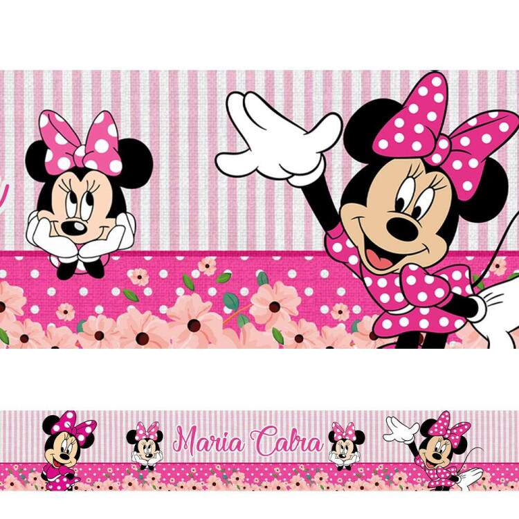 Adesivo De Parede De Faixa Minnie Mouse