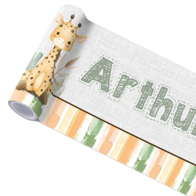 Adesivo De Parede De Faixa Animais Da Selva
