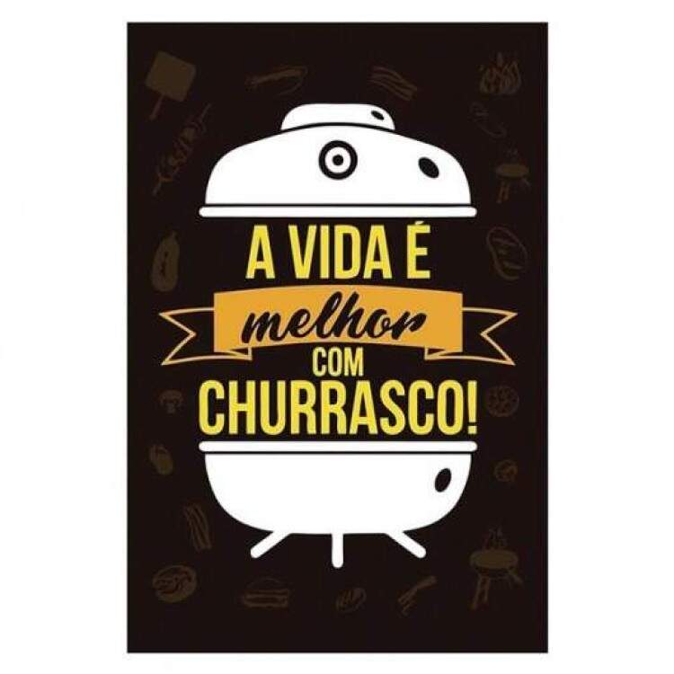 Placa Decorativa Churrasco