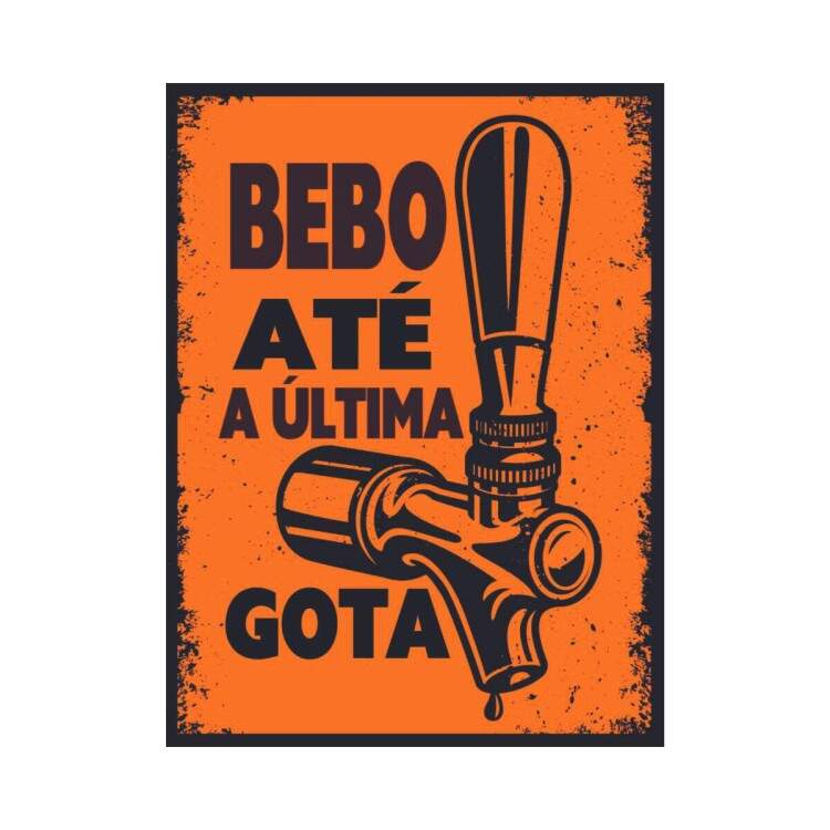 Placa Decorativa Bebidas E Humor