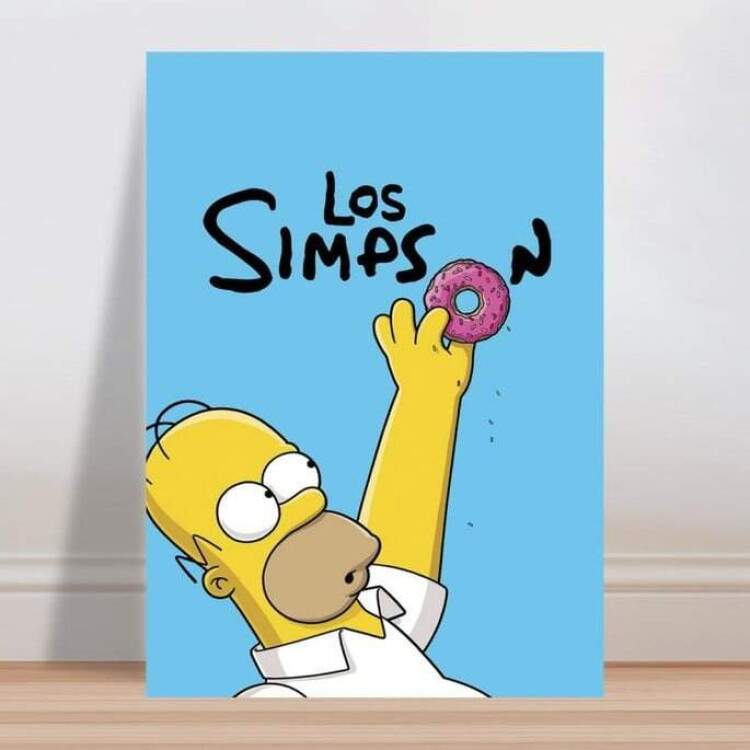 Placa Decorativa Homer Simpson