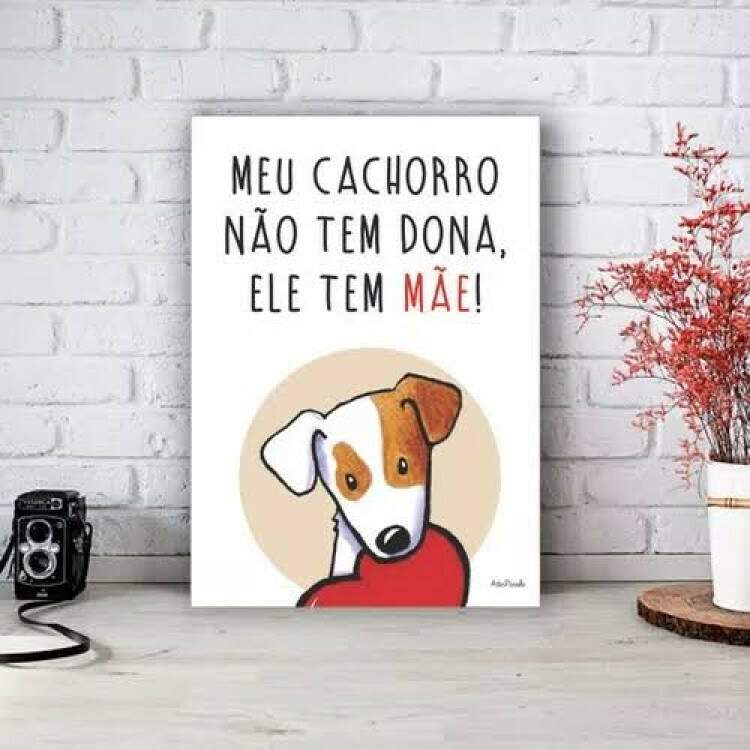 Placa Decorativa Amor De Cachorro