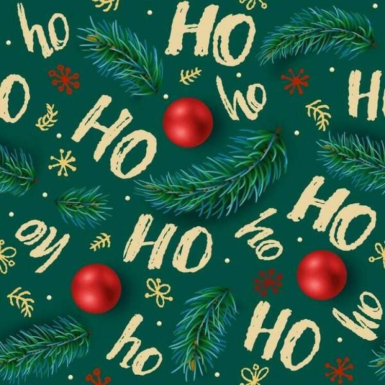 Papel De Parede Natalino Ho Ho Ho