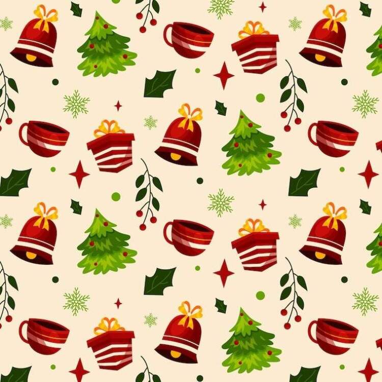 Papel De Parede Natalino Festivo