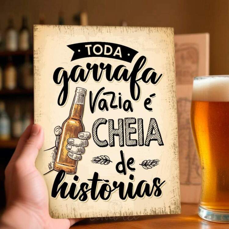 Placa Decorativa Cervejeira