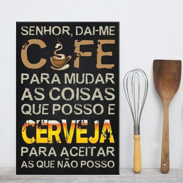 Placa Decorativa Orao Do Bebado