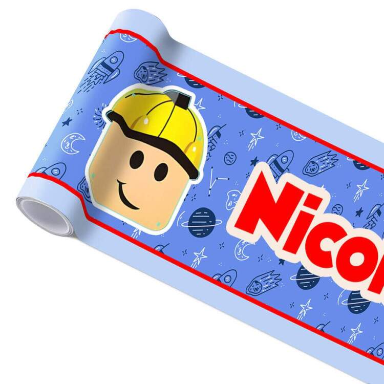 Adesivo De Parede De Faixa Roblox