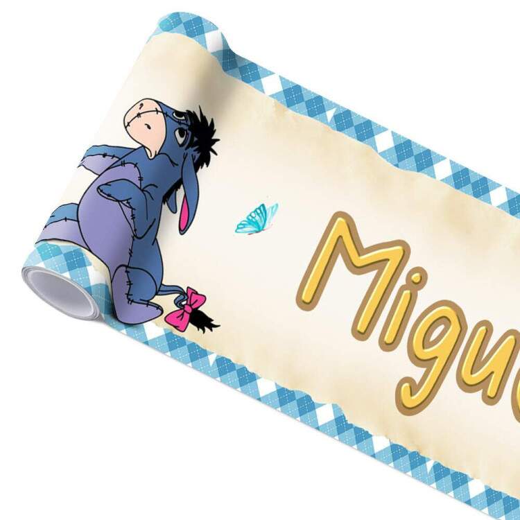 Adesivo De Parede De Faixa Ursinho Pooh Aventureiro
