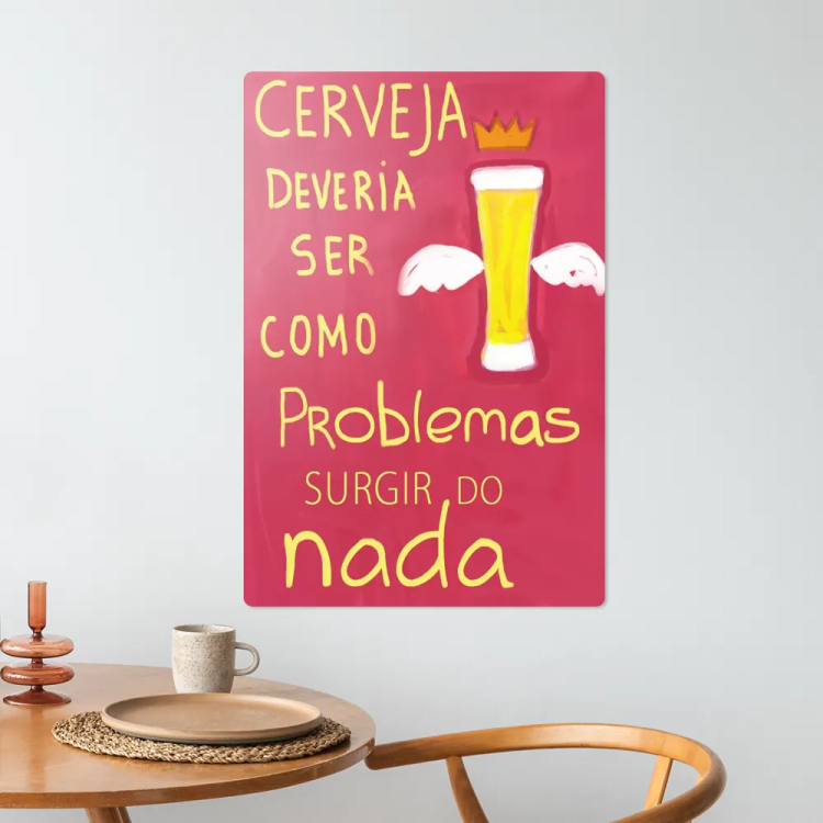 Placa Decorativa Cervejeira