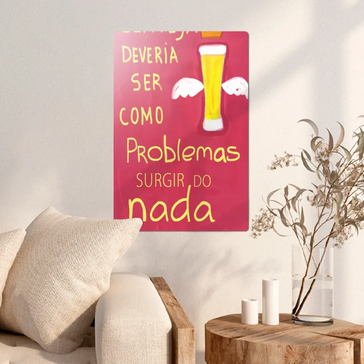 Placa Decorativa Cervejeira