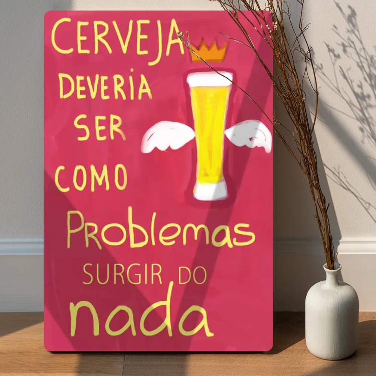 Placa Decorativa Cervejeira