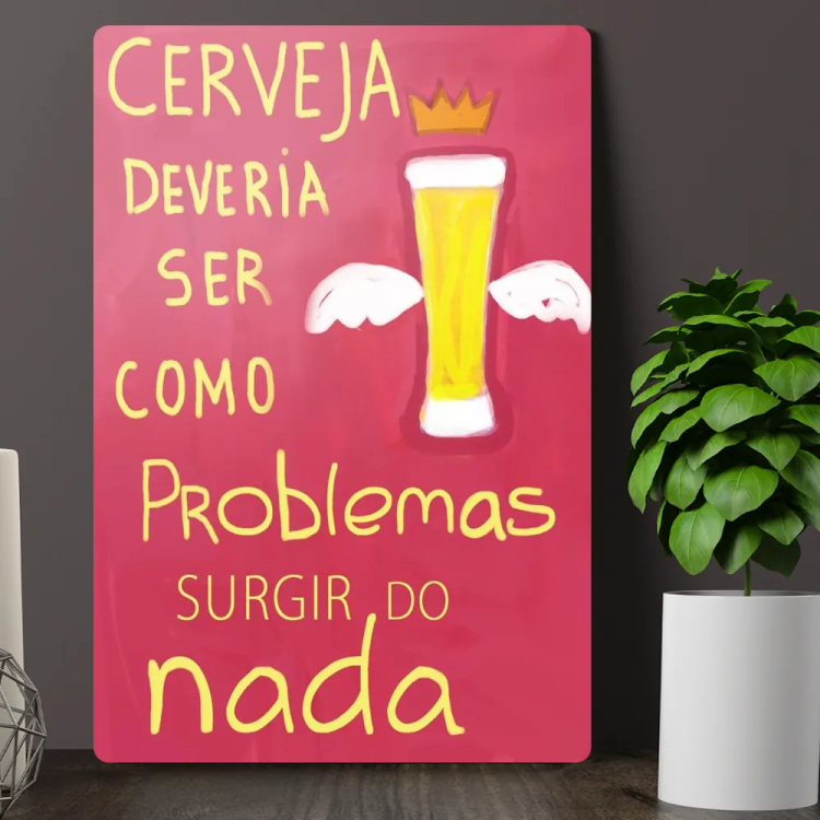 Placa Decorativa Cervejeira