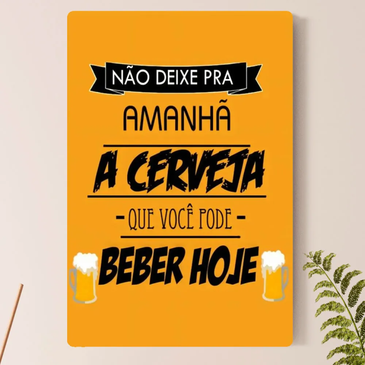 Placa Decorativa Bar Da Alegria