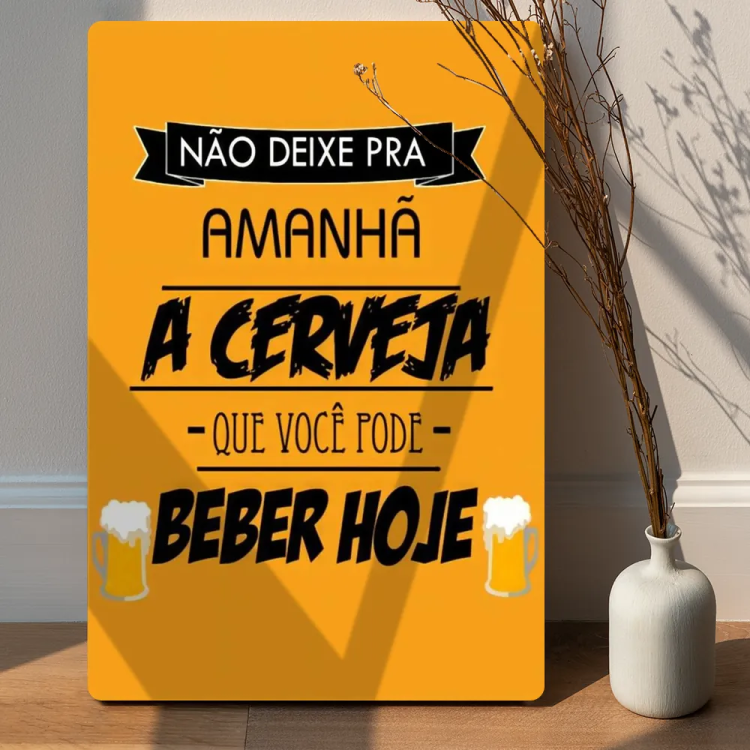 Placa Decorativa Bar Da Alegria
