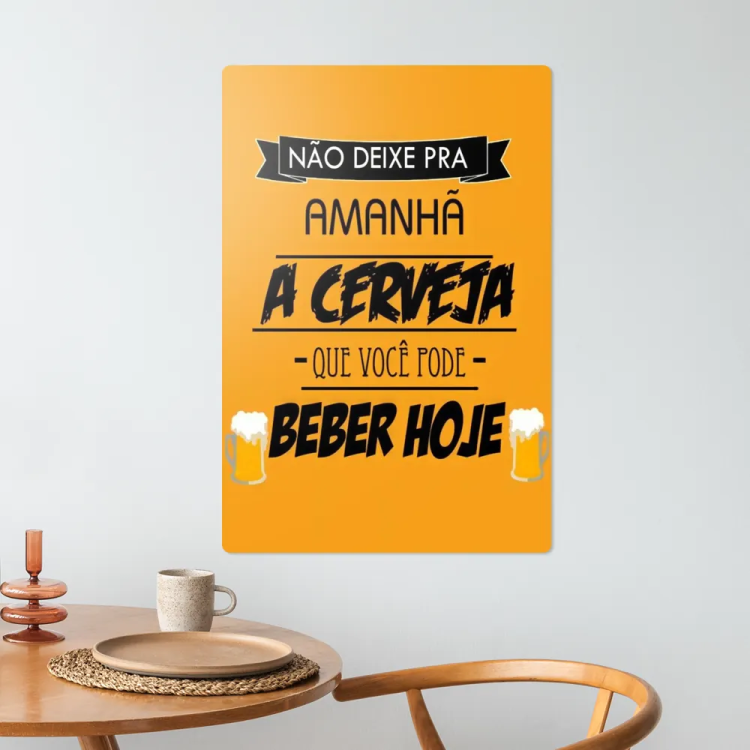 Placa Decorativa Bar Da Alegria